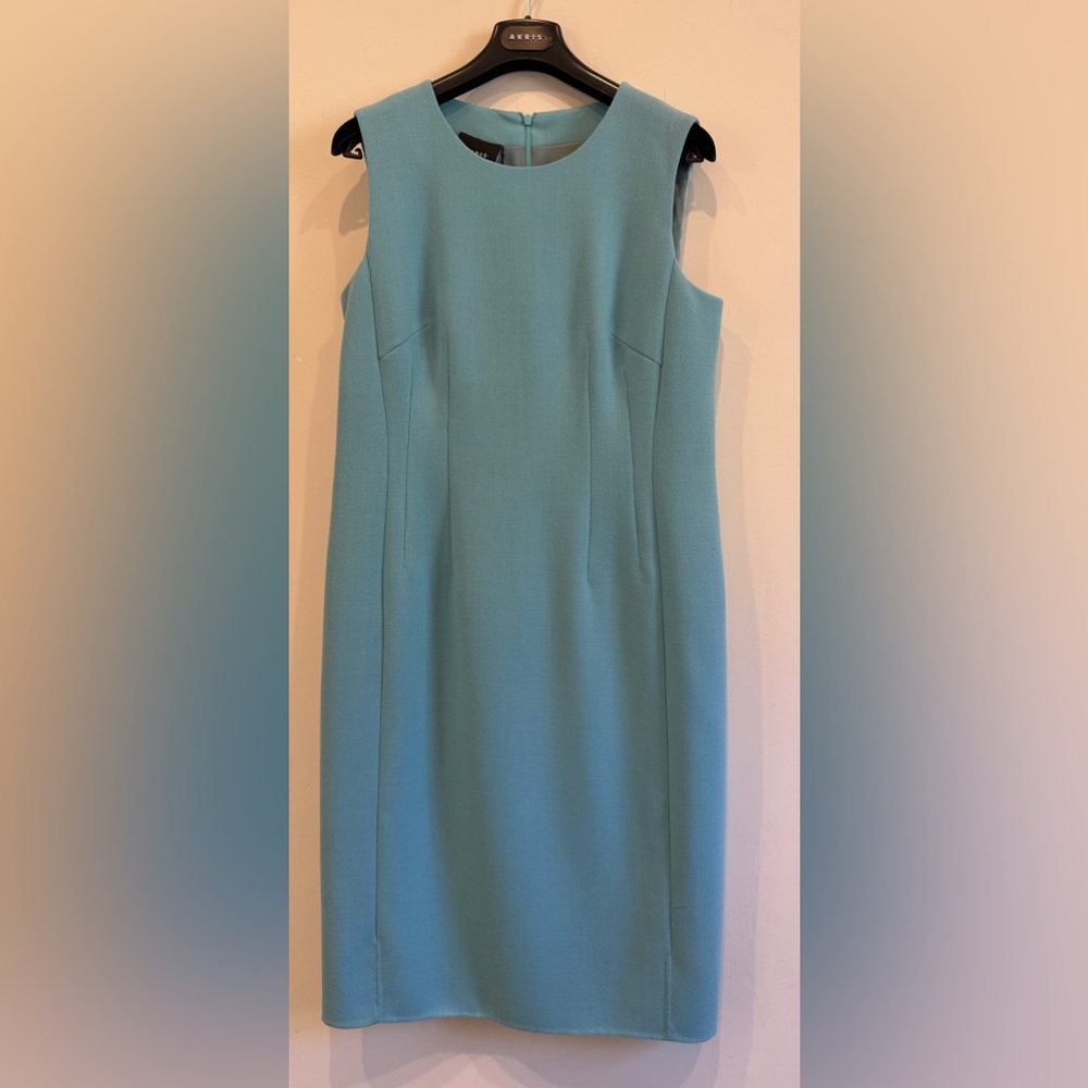 Akris Wool Crepe Sheath Dress, Size US 8